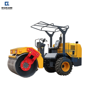 HIGHLAND merk HIR-JS1400 <span class=keywords><strong>4</strong></span> <span class=keywords><strong>ton</strong></span> Yammar motor lichte tandem dubbele trommelwegwals voor asfaltwegreparatie - Product Image 6