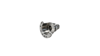 Service de personnalisation CNC : Monture de lunette en aluminium argenté profil queue de cygne 11 mm pour Vector Optics X-ACCU 30 mm 1,1 po basse