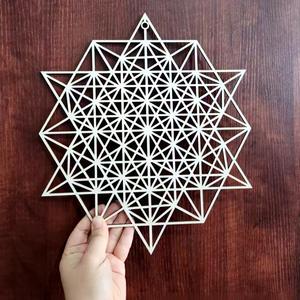 Pendentifs en bois de style européen à formes spéciales, vente en gros, décorations murales creuses pour la décoration créative de la maison - Product Image 2