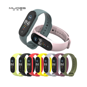 Correas de Silicona para Reloj Inteligente MiBand 5 6 <span class=keywords><strong>7</strong></span>, Accesorios para Reloj, Pulsera, Brazalete, Venta al Por Mayor de Fábrica Mijobs - Product Image 1