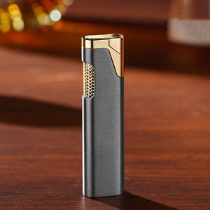 Briquet à gaz promotionnel Mini briquet à flamme rouge coupe-vent - Product Image 5