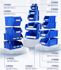 Công Nghiệp Kho <span class=keywords><strong>Stackable</strong></span> Nhựa Phần Cứng Kệ Lưu Trữ Phụ Tùng Thùng Cho Nhà Để Xe Thủ Công Lưu Trữ Trong Cửa Hàng Bán Lẻ Nhà Để Xe - Product Image 2