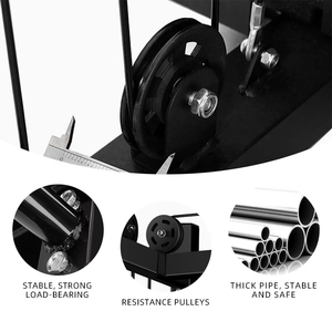 Rack Multifunzionale per Squat in Acciaio per <span class=keywords><strong>Palestra</strong></span> e Casa, Macchina Smith con 30+ Funzioni, Carico Massimo 900KG, Allenamento di Forza con Bilanciere - Product Image 6