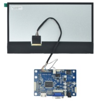 Écran LCD TFT IPS industriel de 10,1 pouces, luminosité de 280 nit, résolution 1920x1080, écran tactile capacitif en option, carte de commande