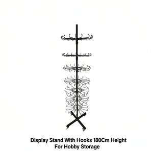 <b>Display</b> Stand With <b>Hooks</b> 180Cm Height For Hobby Storage - Product Image 2
