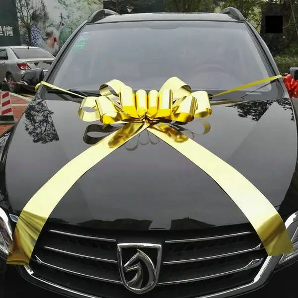 30 Inch Gouden Grote Strik Voor Bruiloft Kerst Verjaardagen Jubilea Afstuderen Auto Decoraties