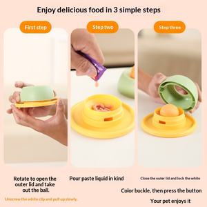 Bol à nourriture lente écologique tendance en gros pour chiens et chats, friandises à nourriture lente de haute qualité, jouet de nettoyage des dents, fournitures pour animaux de compagnie - Product Image 4