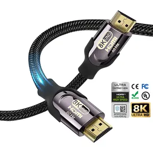 Người bán hàng tốt nhất 8K Cáp <span class=keywords><strong>HDMI</strong></span> 2.1 48gbps siêu tốc độ cao <span class=keywords><strong>HDMI</strong></span> kabel 4k 120Hz 8K 60Hz 2 Meter 10 Meter 25 Meter cho ps5 - Product Image 1