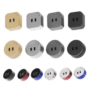 2021 Hot Sell Universal Wall Mounted For Bedroom Living Room Power Track With Electric Socket Adapter Power Extension