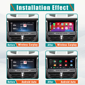 Adattatore Wireless MMI CarPlay per Porsche PCM5.0 Taycan MACAN Cayenne <span class=keywords><strong>Panamera</strong></span> 2018-2026 Android Auto Mirror Retrocamera - Product Image 3