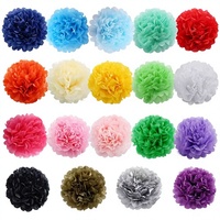 Grensoverschrijdende Chinese geometrische vorm bruiloft festival papieren bloemenballen origami bloemen kerst verjaardag decoraties bloemen