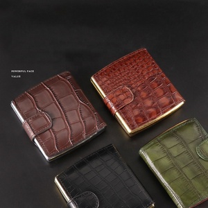 Kaiyang étui à cigarettes usine personnalisé paquet de cigarettes manchon 20 hommes étui à cigarettes <span class=keywords><strong>en</strong></span> métal <span class=keywords><strong>en</strong></span> <span class=keywords><strong>cuir</strong></span> Pu - Product Image 6