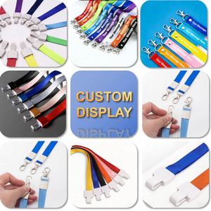 Hit Product Custom Logo Durable Jacquard Polyester Neck <b>Lanyard</b> Screen Printed Polyester Neck Strap ID Badge Promotional Gift - Product Image 3