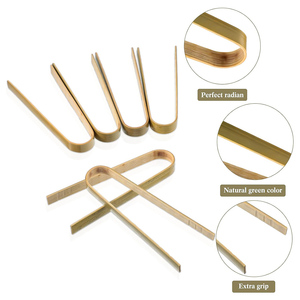 Venta al por mayor de minipinzas de bambú en forma de U personalizadas, pinzas ecológicas para <span class=keywords><strong>sushi</strong></span> de Bambú - Product Image 5