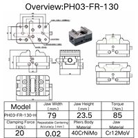 Étau de menuiserie compact multi-stations polyvalent auto-centrant, petit étau manuel en alliage avec roulement en acier de haute qualité