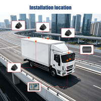 Cámara de Visión Envolvente de 360 Grados con IA y BSD, Impermeable AHD IP68, Cámara de Marcha Atrás para Camiones de Trabajo Pesado