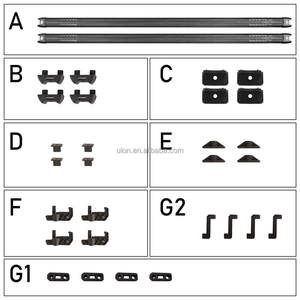 Portapacchi Universale in Alluminio per Pickup, Set di 2 Barre Trasversali per Tenda da Tetto, Camper, Kayak e Biciclette - Product Image 6