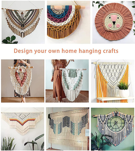 Оптовая продажа, настенный декоративный плетеный шнур из 100% натурального хлопка - Product Image 5