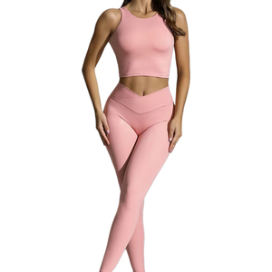 Ensemble de yoga 2 pièces respirant en <span class=keywords><strong>satin</strong></span> tie-dye avec détails perforés, tenue de fitness ultra-légère pour la course, extensible dans les quatre sens - Product Image 4
