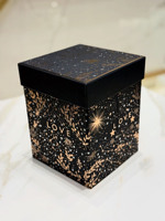 Boîte d'emballage alimentaire personnalisée pour truffes au chocolat double ouverture Saint-Valentin, boîte à dessert en papier, boîte à bonbons de mariage