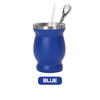 Gobelet isotherme de randonnée en acier inoxydable de 8 oz avec isolation sous vide, performance thermique de 12 à 24 heures, pour café, thé, yerba mate
