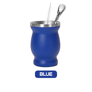 Tazza Termica da Escursionismo <span class=keywords><strong>in</strong></span> <span class=keywords><strong>Acciaio</strong></span> Inox da 8oz con Isolamento Sottovuoto, Mantenimento Termico 12-24 Ore, per Caffè, Tè, Yerba Mate - Product Image 4