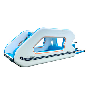 2026 Neues Großes Aufblasbares Hausboot mit Lithium-Batterie, 4,5M Faltbares Schwimmendes Heim für Kreuzfahrten (Versandbereit) - Product Image 3