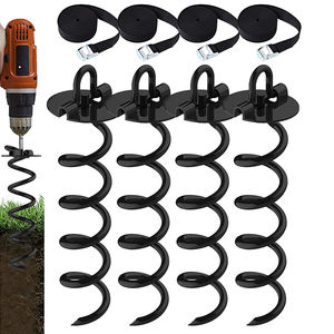 JH-Mech Fabrication de sol hélicoïdal Dcrew Pile Structure de montage <span class=keywords><strong>en</strong></span> acier <span class=keywords><strong>Fondation</strong></span> Ancre au sol solaire - Product Image 3