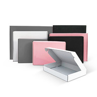 Boîte en carton ondulé élégante et écologique avec impression quadricolore finition mate pour emballage cadeau