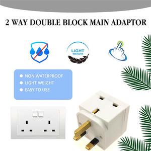 Anh tường ổ cắm 2 cách cắm đôi Adapter 250V 13 amp Ổ cắm điện - Product Image 3