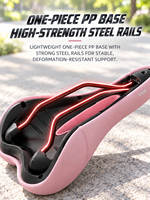 Coussin de selle de vélo VXM en mousse hautement élastique, absorption des chocs, respirant, creux, soulagement de la pression, pour vélo de montagne, de route et pliable, longue distance