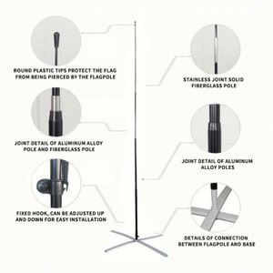 ธงชายหาดโพลีเอสเตอร์แบบหยดน้ำสำหรับงานส่งเสริมการขายพร้อมเสาธงไฟเบอร์กลาส พิมพ์ลายดิจิทัล ดีไซน์ขนนกแบบยืดหยุ่น - Product Image 5