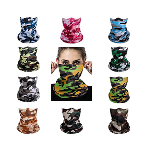 Penutup Leher Anti UV Pelindung Matahari Bahan Sutra Es, Masker Wajah Bandana Tabung, Penutup Leher Nyaman - Product Image 1