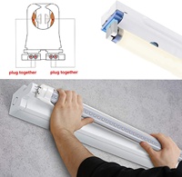 JESLED Non-Shunted Turn-Type T8 G13 Base de lampe Noir Blanc Support UL Socket Tombstone CE FCC Compliant LED Lighting Socket