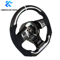 Volant en fibre de carbone avec LED pour Nissan Frontier Xe 4x4 Navarra 2004 2005 2006 2007 2008 2009 2010 2011 2012 2013 2014 2015