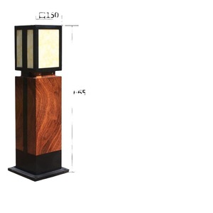 Lámpara Solar de Jardín con Aspecto de Madera, LED, para Exteriores, con Panel Solar Monocristalino, Independiente, Fácil de Instalar, 3 Años de Garantía - Product Image 5