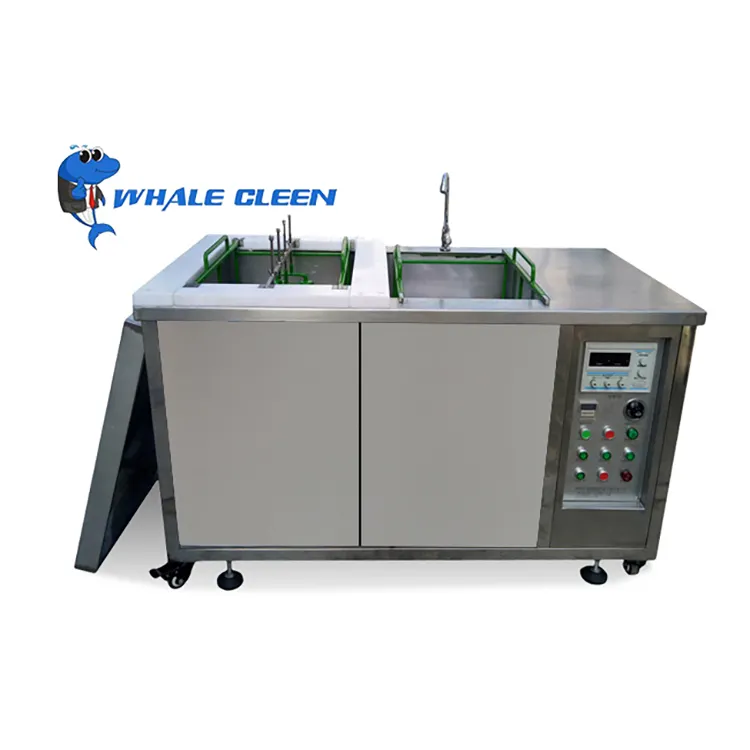 Two Tanks 52L Electrolytic Mold Ultrasonic Cleaning Machine to Remove Oil Rust Stain Carbon Gas