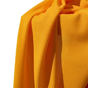 Quick Dry Sportswear Bird Eyes Warp Knitting 100 Polyester Mesh Moisture Wicking Fabric