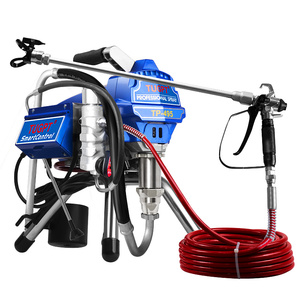 <span class=keywords><strong>Pistolet</strong></span> de pulvérisation électrique sans air professionnel TUGPT495 220V avec moteur sans balais haute efficacité pour la couverture des murs intérieurs/extérieurs - Product Image 2