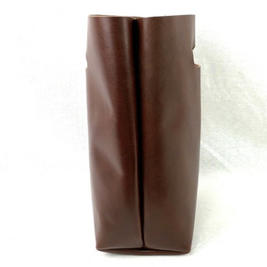 2021 New Arrival: Custom <b>Leather</b> Handbag, Large Capacity, Unisex Casual <b>Bag</b>, Japanese Style Solid Color Shopping <b>Bag</b> - Product Image 4
