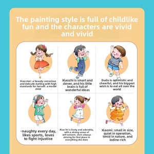 Hairun Sunshine Kang Xiaozhi Livres d'images de développement d'habitudes saines pour enfants Je suis vraiment en colère Impression personnalisée - Product Image 6