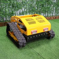 Tondeuse à gazon robotisée agricole sans fil à chenilles télécommandée, modèle très demandé pour l'agriculture