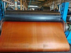 Sabuk Konveyor EP NN Karet Alam Hitam Ultra Lebar Kapasitas Beban Tinggi Panjang Lebar Ketebalan Sesuai Pesanan - Product Image 2