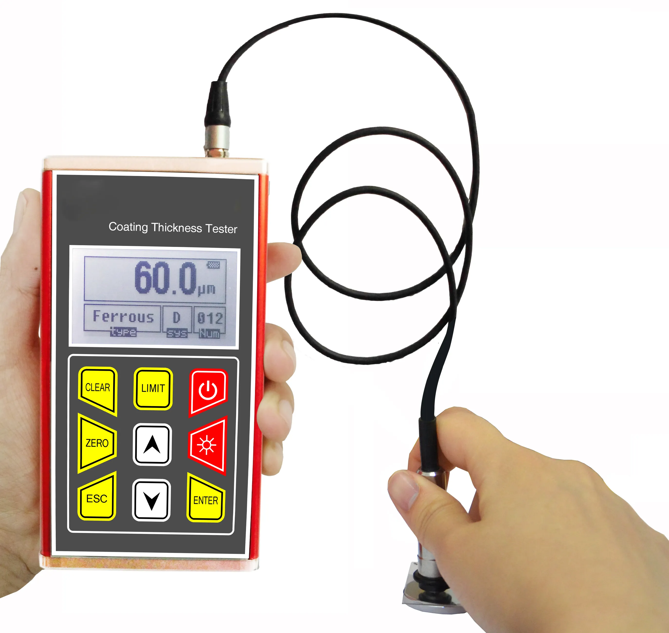 Chrome Coating Thickness Gauge, Best Coating Thickness Measuring Instrument, Zinc Galvanized Coating Thickness Meter KCT-300