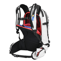 Sac de ski 25L imperméable antivol, sac à dos de voyage en polyester, design minimaliste durable pour casque de ski, lunettes, gants, skis
