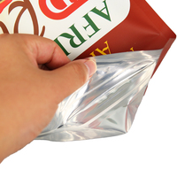 Sacs d'emballage en plastique Doypack imprimés sur mesure pour aliments 500g 1kg Sacs d'emballage pour riz réutilisables Sac en mylar à fermeture éclair Emballage en plastique Sacs pour riz
