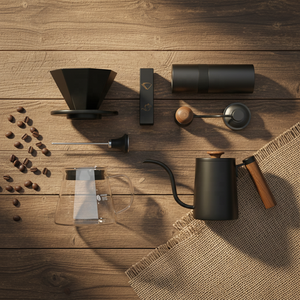 Set Regalo Caffè da Viaggio All-<span class=keywords><strong>in</strong></span>-One per Esterni, Kit Portatile per Preparazione Pour Over con Custodia di Lusso, Regalo Professionale per Baristi - Product Image 6
