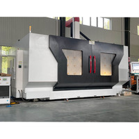 Centre d'usinage vertical CNC 5 axes automatique de haute précision série SKY, fraiseuse robuste avec broche HSK F63/A100 et 24 outils