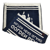 Bulk Supply 2026 Hot Selling 100% Cotton Personalized Beach Towel With Custom Logo Printing