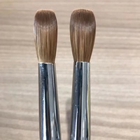 Kemasan Kuas Kuku Kayu OEM Grosir, Kuas Kuku Akrilik Kolinsky 100% Berkualitas Tinggi, Ukuran 8 10 12 14 16 18 20 22 24 26